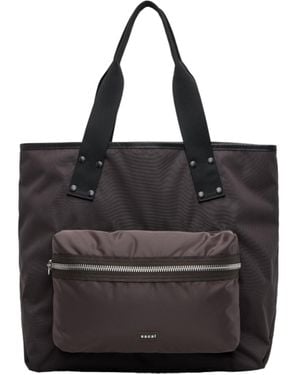 Sacai Detachable-Pouch Tote Bag - Black