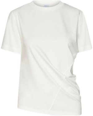 Marella Asymmetric Hem T-Shirt - White