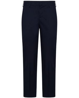 Pt Pantaloni Tapered-Leg Tailored Trousers - Blue