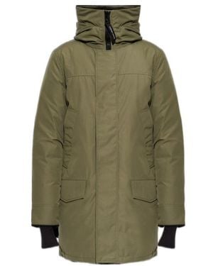 Canada Goose Langford Long-Sleeve Hooded Down Jacket - Green