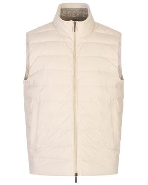 Peserico Sleeveless Down Jacket - Natural