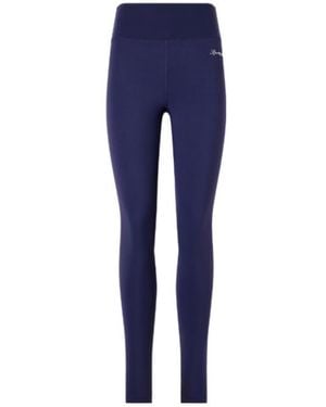Sporty & Rich High-Waisted Stretch Leggings - Blue