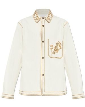 Isabel Marant Rudy Embroidered Jacket - White