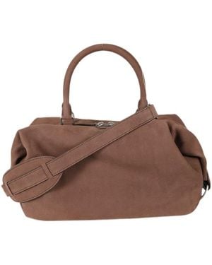 Marge Sherwood Top-Handle Shoulder Bag - Brown