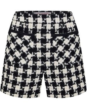 Valentino Tweed Shorts - Black