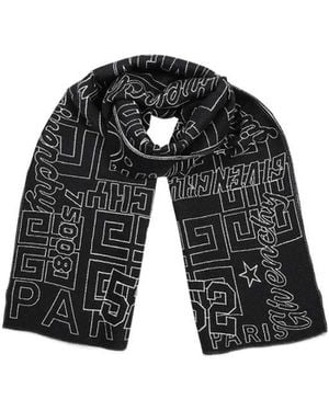 Givenchy Pattern Scarf - Grey