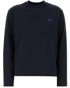 Jil Sander Crew-Neck T-Shirt - Blue