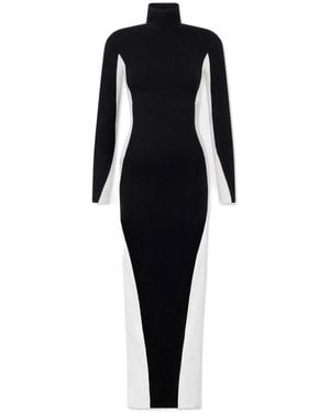 DSquared² Long-Sleeve Maxi Dress - Black