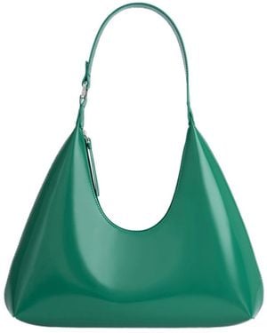 BY FAR Amber Leather Shoulder Bag - Green