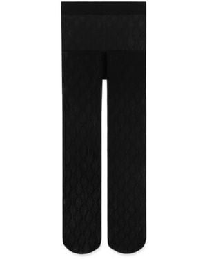 Gucci Gg Nylon Tights - Black