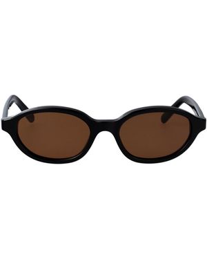 Maison Margiela Geometric Sunglasses - White