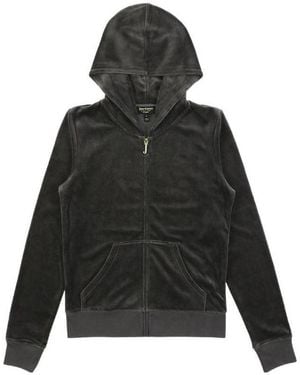 Juicy Couture Logo Printed Casual Jacket - Black