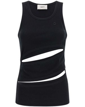Coperni Spiral Tank Top - Black