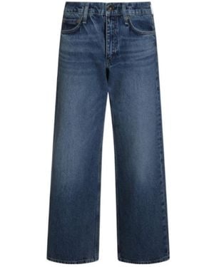 Rag & Bone Wide-Leg Jeans - Blue