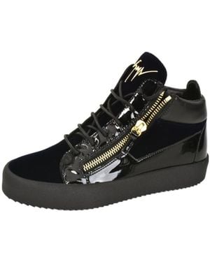 Giuseppe Zanotti Splicing Platform Sole Casual Trainers - Black