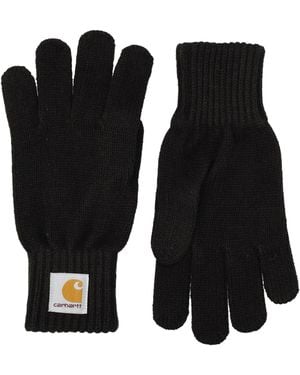Carhartt Lgoo Patch Knitted Golves - Black