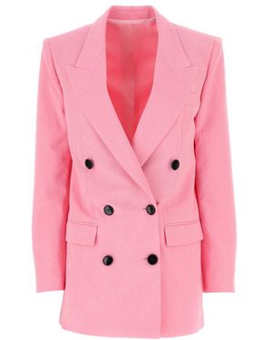 Isabel Marant Wool Oversize Nevim Blazer - Pink