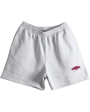 Balenciaga Bodies Relaxed Fit Shorts - Grey