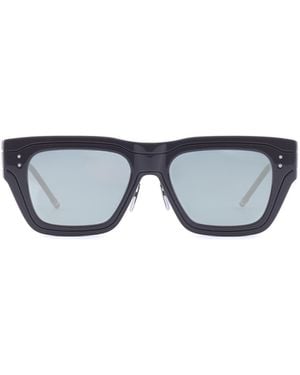 Thom Browne Rectangle-Frame Sunglasses - White