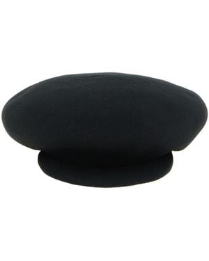 Yohji Yamamoto Casquette Rounded Beret - Black