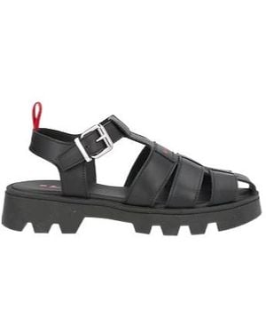 Marni Minimalist Fisherman Sandals - Black