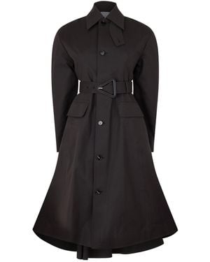 Bottega Veneta Classic Lapel Coat - Black