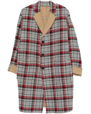 R13 Plaid Coat - Multicolor