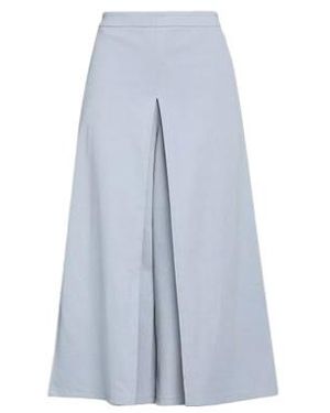 Max Mara High-Waisted A-Line Midi Skirt - Blue