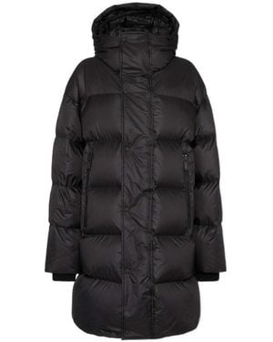 DSquared² Long Sleeved Hooded Down Coat - Black