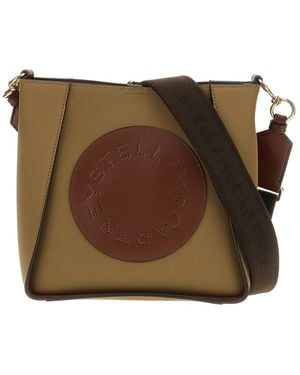 Stella McCartney Logo Shoulder Bag - Brown