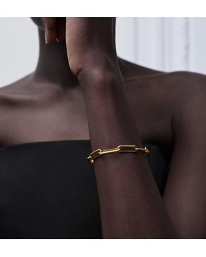 Dior Link Bracelet - Brown