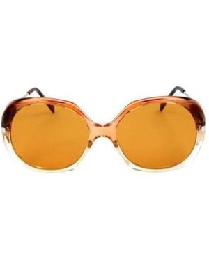 Celine Logo Logo Sunglasses - Orange