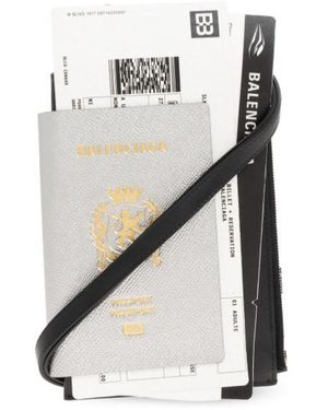 Balenciaga Passport Phone Holder - White