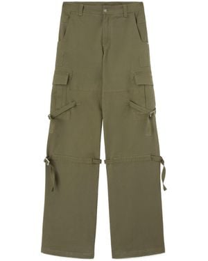Ermanno Scervino Strap-Detail Cargo Pants - Green