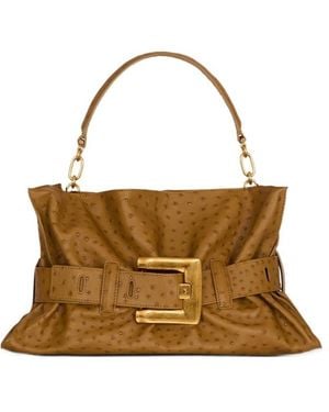 Balmain Medium Anthem Bag - Brown