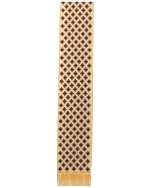 Celine Smocking Scarf - White