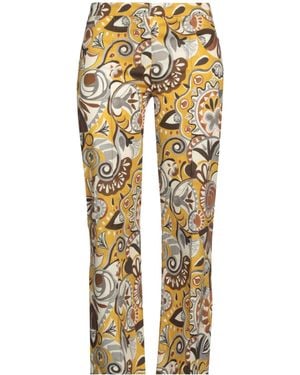 Max Mara Multi-colour Printed Trousers - Metallic