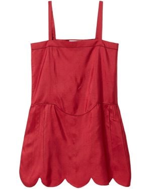 Miu Miu Silk Dress - Red