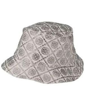 Tory Burch Canvas Bucket Hat - Grey