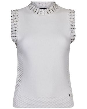 Liu Jo Perforated Top - Gray