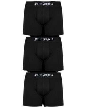 Palm Angels Boxer Brief Set - Black