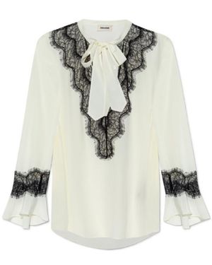 Zadig & Voltaire Long Sleeve Top - White