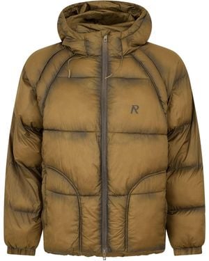 Represent Solid Colour Down Jacket - Green