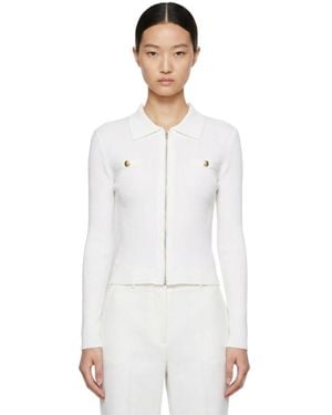 Marissa Chiara Zip-Up Jacket - White