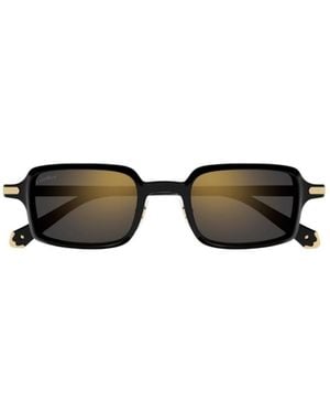 Cartier Rectangular Frame Sunglasses - Multicolor
