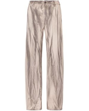 Kallmeyer Printed High-Rise Jeans - Natural