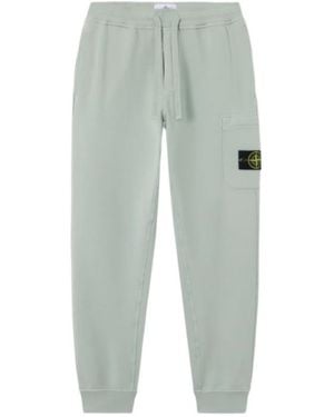 Stone Island Slim-Fit Joggers With Cargo Pocket - Green