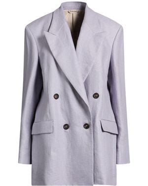 Brunello Cucinelli Blazer Hemp, Linen, Brass - Purple