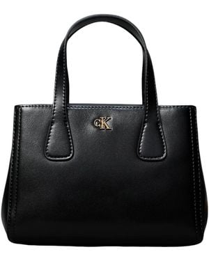 Calvin Klein Logo Tote Bag - Black