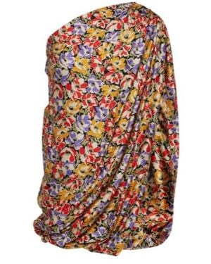 Stella McCartney Floral One-Shoulder Minidress - Multicolour